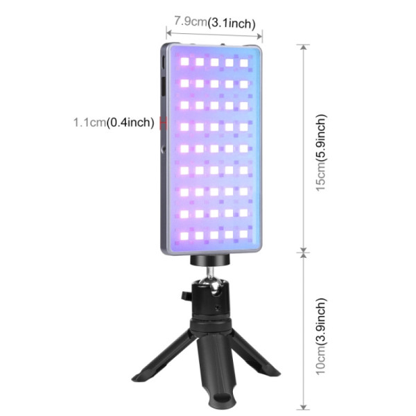 Накамерне світло Puluz PU633 RGB