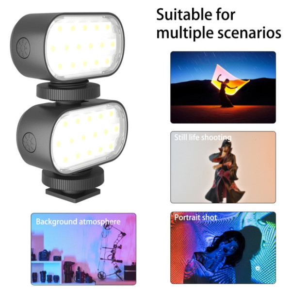Накамерне світло Puluz PU564B RGB