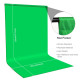 Фон студійний тканинний Puluz PU5209G green Chroma Key 1х2м