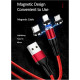 Кабель Usams US-SJ352 U32 Лайтнінг з алюмінієвого сплаву, магнісний кабель для зарядки та передачі даних, довжиною 1 м, чорний