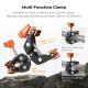 Кріплення K&F Concept Super Crab Clamp для камери та фотоаксесуарів з різьбою 1/4" і 3/8" (KF31.218)