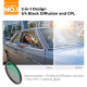 Светофильтр K&F Concept Black Mist 1/4 + CPL 2-в-1 77 мм Nano-Xcel (KF01.3232V2)