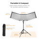 Изогнутый рефлектор K&F Concept U-Shape 120×65 см (4-в-1: Black/Gold/White/Silver) с стойкой 1.5 м и сумкой для хранения (KF18.0017)
