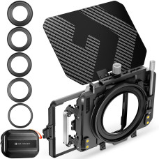 Компендиум K&F Concept Matte Box серии Nano-Xcel для 4x5.65" фильтров с набором адаптеров 67–95 мм (SKU.2180)