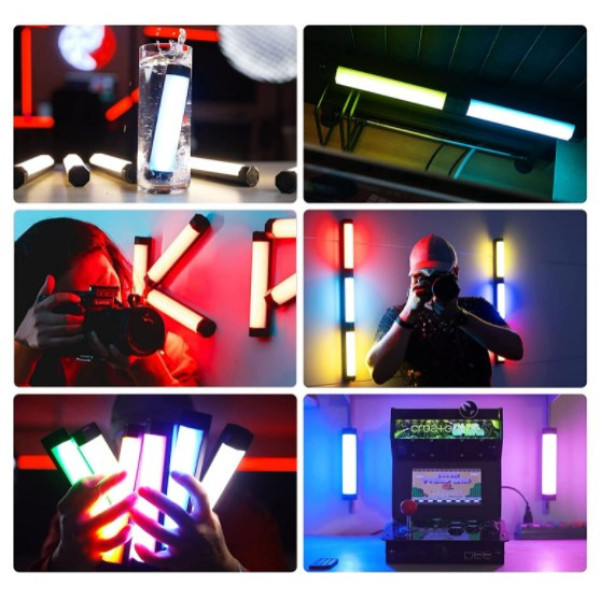Водонепроницаемый свет тубус с магнитом Luxceo P200 RGB (6W)