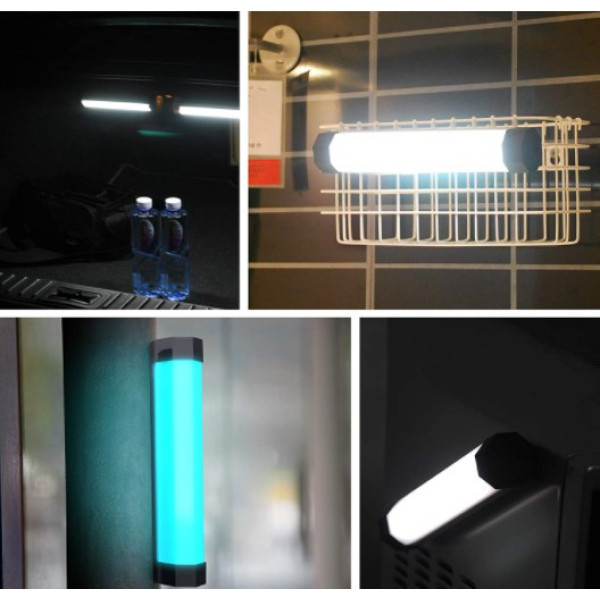 Водонепроницаемый свет тубус с магнитом Luxceo P200 RGB (6W)