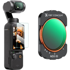 Светофильтр K&F Concept Nano-X Series VND2-32 Filter Green Coating для DJI Osmo Pocket 3 (KF01.2544)