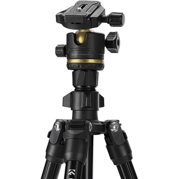 Штатив K&F Concept K234A3 Magnesium Travel с шаровой головкой BH-36 177см (KF09.149)