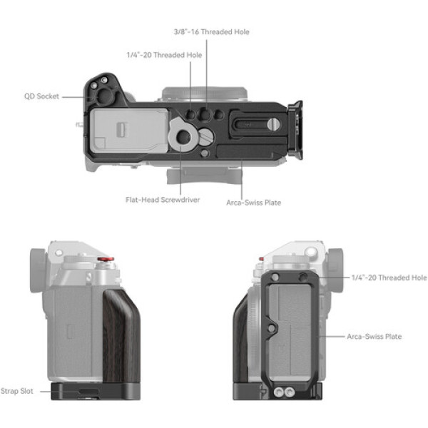 L-брэкет SmallRig L-Bracket for Fujifilm X-T5