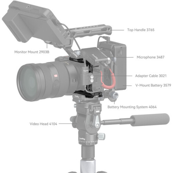 Клетка для камеры SmallRig Half Cage for Sony Alpha 6700/6600/6500/6400