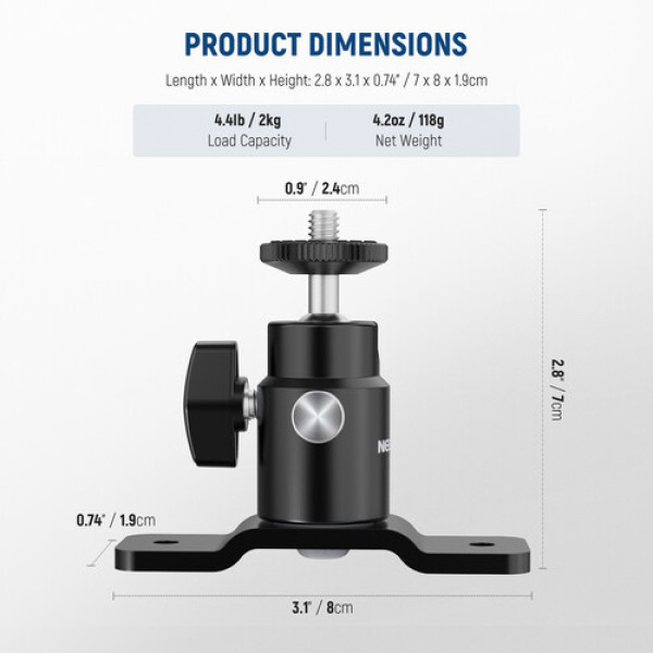 Крепления Neewer TS008 2 Pack T Type Wall Ceiling Mount (TS008)