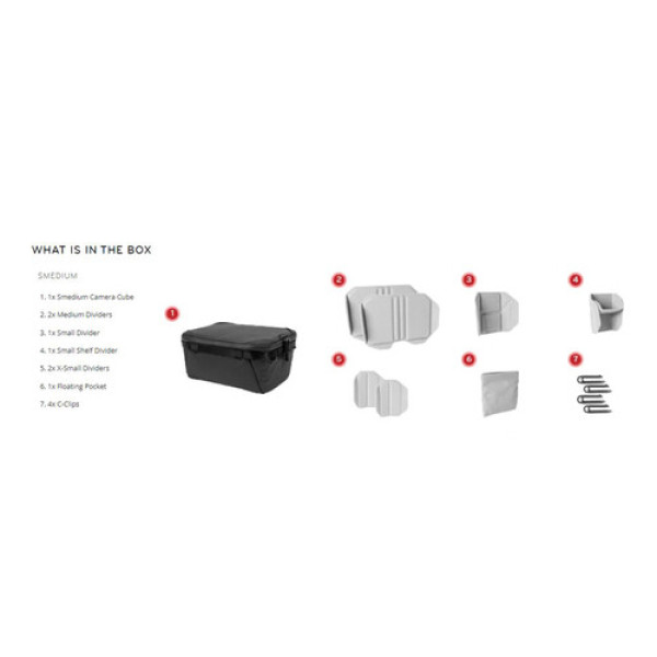 Сумка-футляр Peak Design Camera Cube V2 Smedium Black (BCC-SM-BK-3)