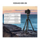 Штатив K&F Concept K234A3 Magnesium Travel с шаровой головкой BH-36 177см (KF09.149)