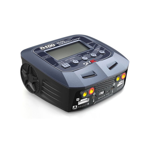 Зарядное устройство дуо SkyRC D100 V2 10A/100WxAC/200WxDC с/БП универсальное (SK-100131)