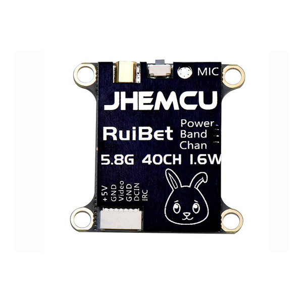 Видеопередатчик FPV JHEMCU Tran-3016W 5.8GHz 25-1600mW 40 каналов