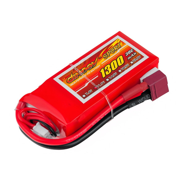 Аккумулятор для радиоуправляемой модели Dinogy Li-Pol 1300 мАч 11.1 В 75x35x22 мм T-Plug 30C