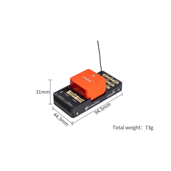 Польотний контролер HEX Pixhawk 2.1 Cube Orange+ на платі ADS-B