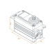 Сервопривід 178г Spektrum S9120BL HV 104.66кг/0.2сек/8.4В 1/5 цифровий