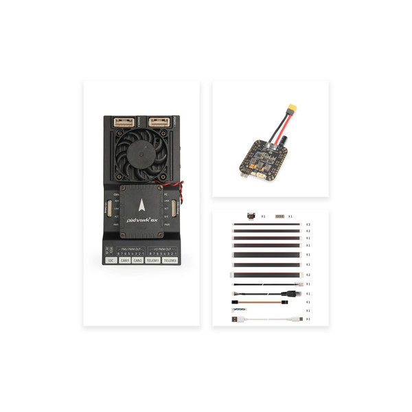Плата польотного контролера Holybro RPi CM4 + модуль живлення PM03D