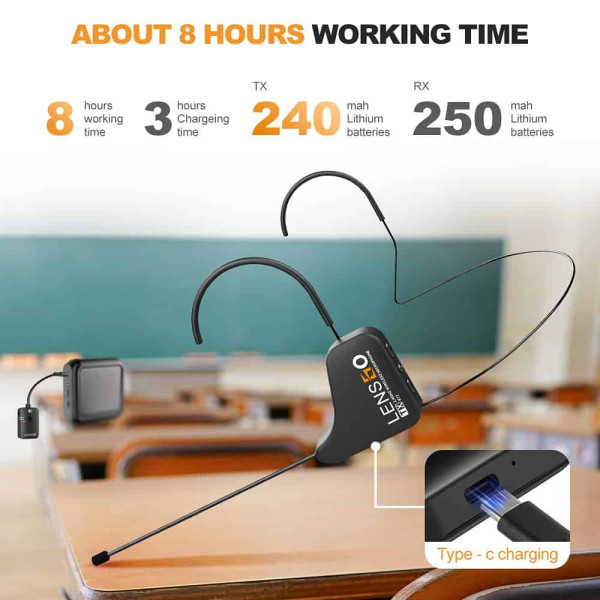 Комплект мікрофона для бездротової гарнітури LensGo K17