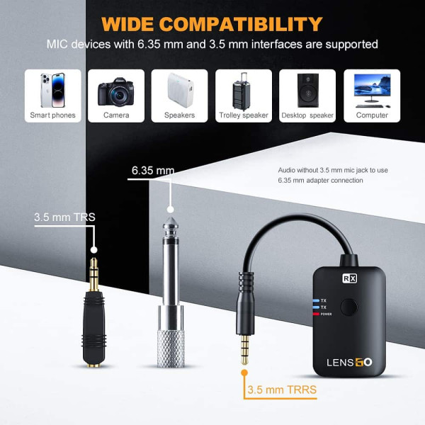 Комплект мікрофона для бездротової гарнітури LensGo K17