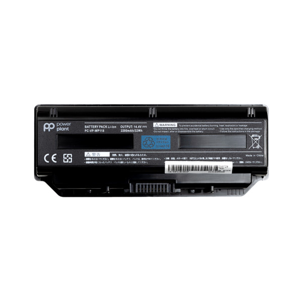 Аккумулятор PowerPlant для ноутбуков NEC PC VP WP118 (WP118-4S1P) 14.4V 2200mAh