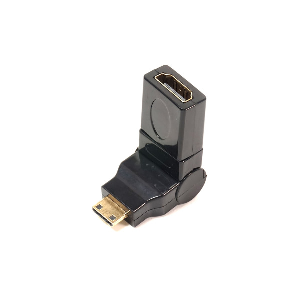 Переходник міні HDMI AM на HDMI AF Power Plant (KD00AS1300)