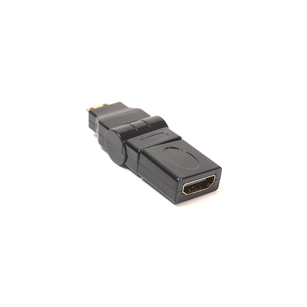 Переходник міні HDMI AM на HDMI AF Power Plant (KD00AS1300)