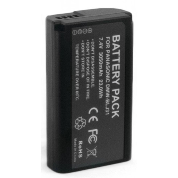 Акумулятор Extradigital Panasonic BLJ31, Li-ion, 3050 mAh (BDP2696)