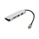 Концентратор USB Type-C to 3*USB 3.0 Ports + TF/SD Card Reader Power Plant (CA912100)