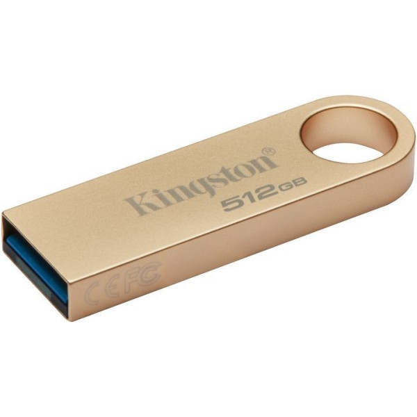 Флеш-накопитель Kingston USB 3.2 SE9 G3 512GB 220MB/s Metal/Gold
