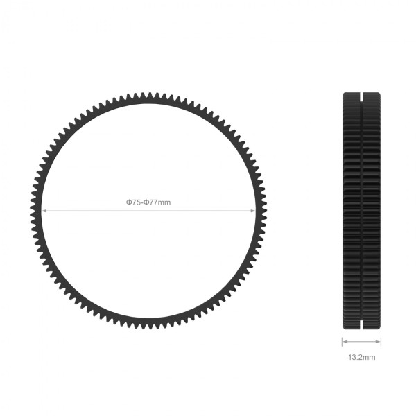 Кольцо фоллоу фокуса SmallRig Φ75-Φ77 Seamless Focus Gear Ring 3294