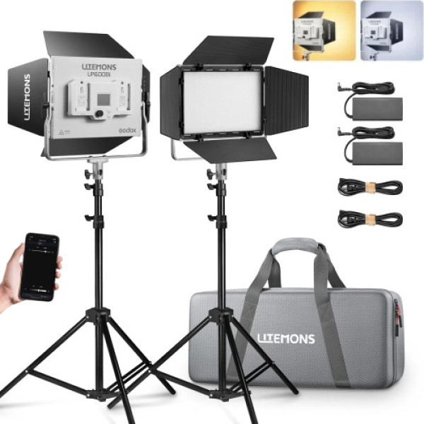 Набір LED панелей Godox Litemons LP600Bi Bi-Color