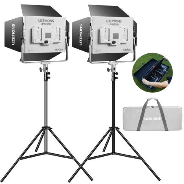 Набір LED панелей Godox Litemons LP600Bi Bi-Color