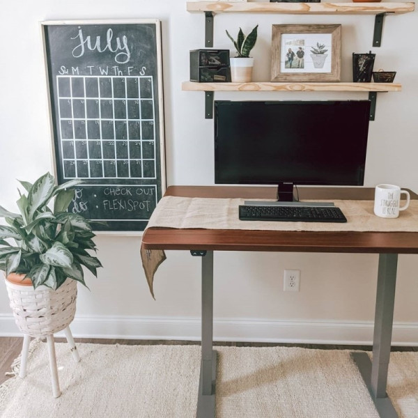 Стол с электрической регулировкой высоты Loctek ET 114E-N Silver Grey (ET114E-N_SG)