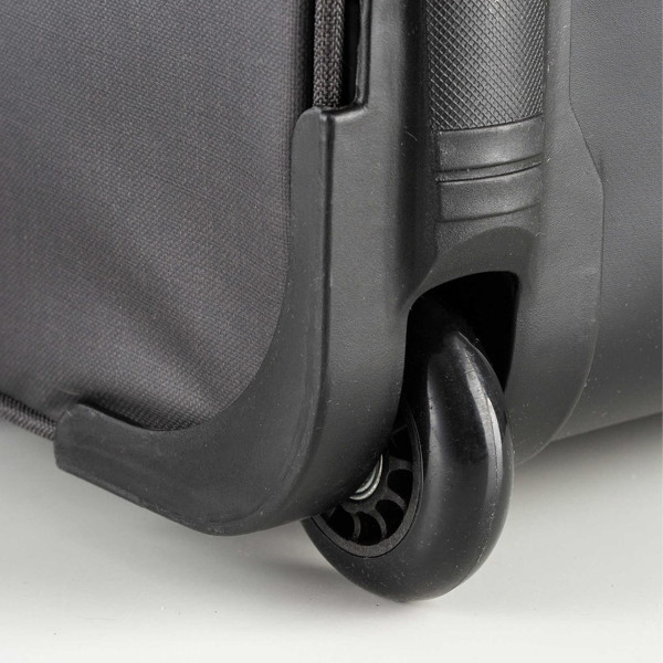 Дорожня сумка на колесах Swissbrand Durham (L) чорна (SWB_LTDUR001L)