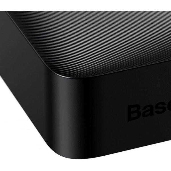 Універсальна мобільна батарея Baseus Bipow 20000 мАч, PD 15 Вт, USB-C, 2x USB QC 3.0 (чорний)