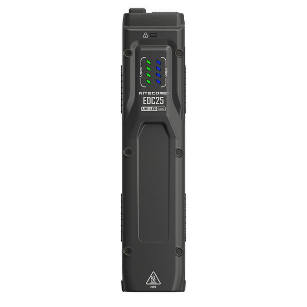 Ліхтар Nitecore EDC25 (2xNiteLab UHi 20, 3000 люмен, 6 режимів, USB Type-C)