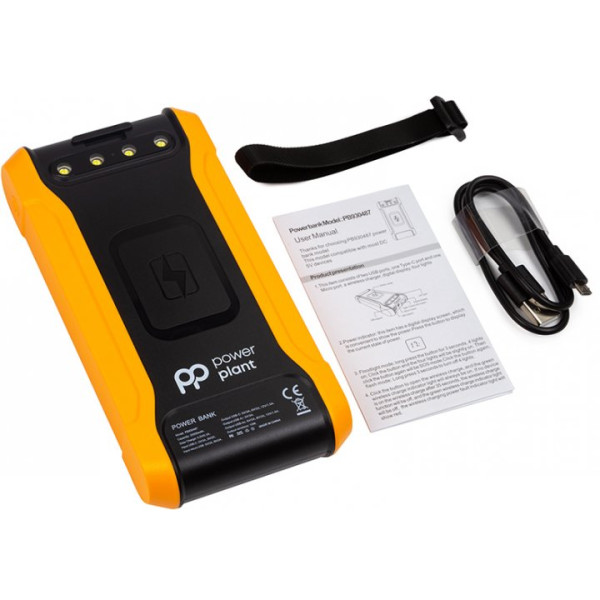 УМБ PowerPlant 20000 mAh 18W PD Wireless / Solar Panel Black (PB930487)