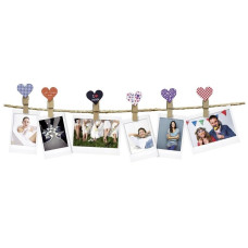 Прищепки для фотографий Fujifilm INSTAX design clips & quot; heart & quot; (10 шт) (70100127833)