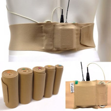 Поясной ремень URSA Straps с малым карманом для передатчика, размер S, бежевый (U-SML-SP-BE)