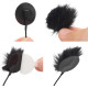 Меховые кружки URSA Straps Fur Circles 9 шт. + 30 липких полосок, черные (U-FC-9-BLK)
