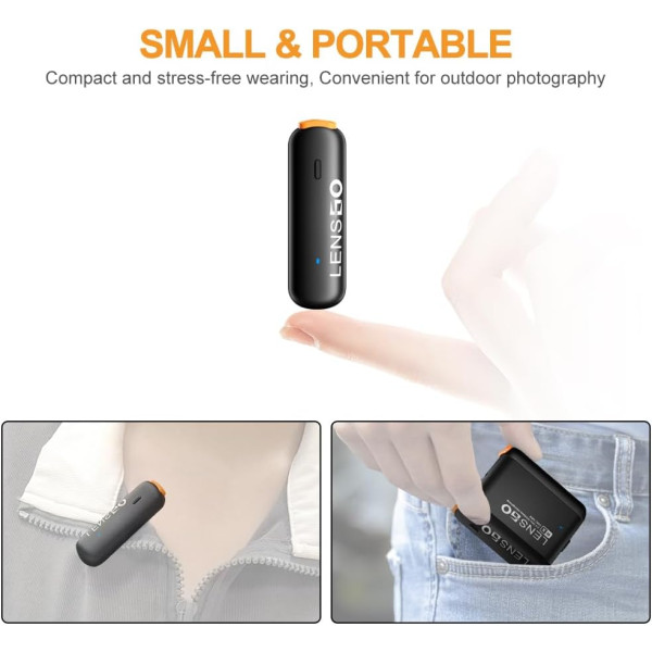 Бездротовий петличний мікрофон LENSGO 318Mini