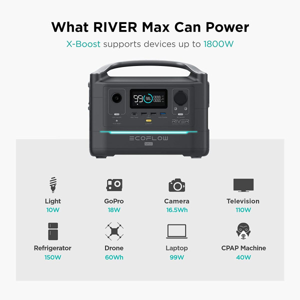Дополнительная батарея EcoFlow River 288 Вт/ч (EFMAXKIT-B-G)