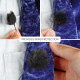 Меховые кружки URSA Straps Fur Circles 9 шт. + 30 липких полосок, черные (U-FC-9-BLK)