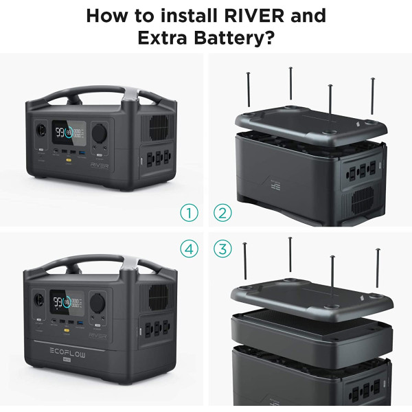 Дополнительная батарея EcoFlow River 288 Вт/ч (EFMAXKIT-B-G)