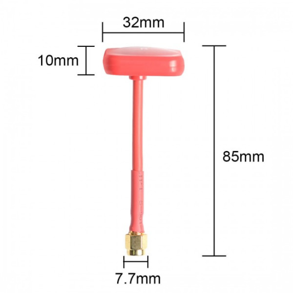 Антена AKK 5.8G 2.8DBi RHCP FPV Antenna (1 шт)