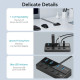 USB-хаб Vention USB 3.0 to USB 3.0 x4+USB C Hub With Individual Power Switches 1M Black (CHWBF)