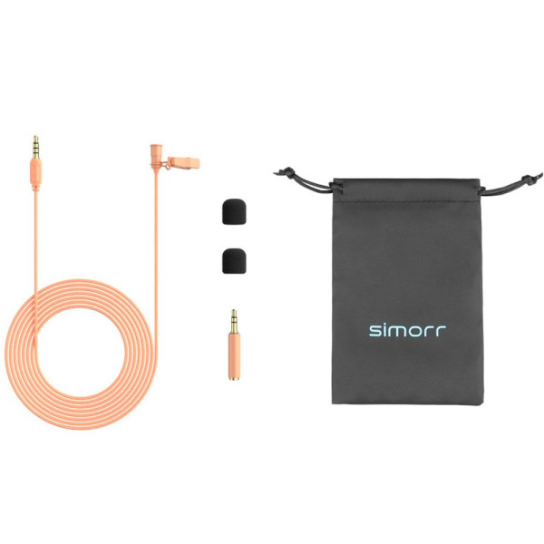 Петличний мікрофон Simorr Wave L1 3.5mm Lavalier Microphone