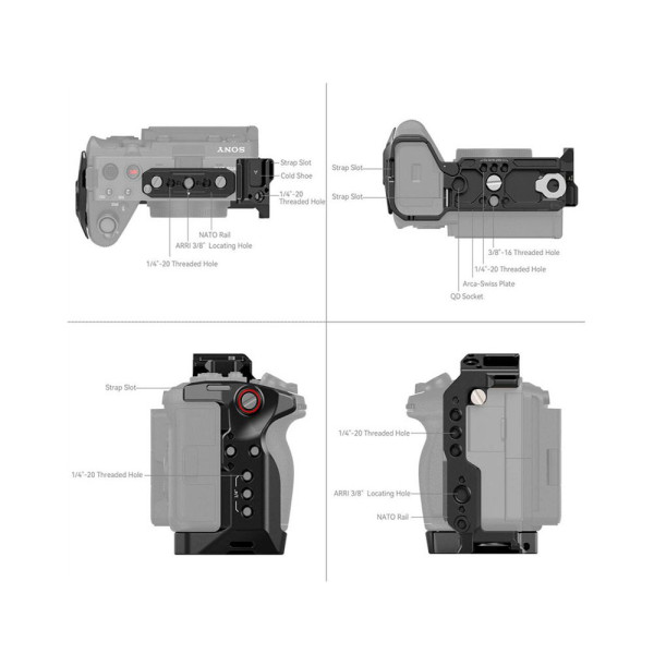 Клітка для камери SmallRig Cage for Sony FX30/FX3